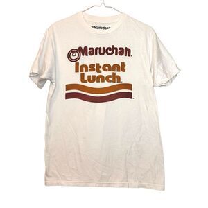 Maruchan Instant Ramen Lunch Short Sleeve Cotton Graphic T-Shirt White Medium